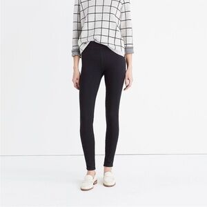 MADEWELL The Anywhere Jean Black Pull On Stretch Skinny Jegging Size 25